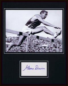 Glenn Davis Signed Framed 11x14 Photo Display JSA 