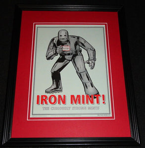 1998 Altoids Mints Marvel Iron Man Framed 11x14 ORIGINAL Advertisement