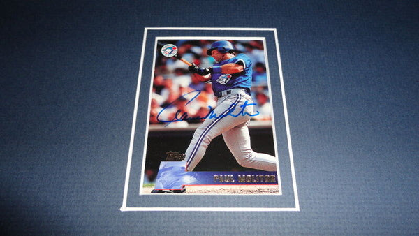 Paul Molitor Signed Framed 11x17 Photo Display Brewers Blue Jays