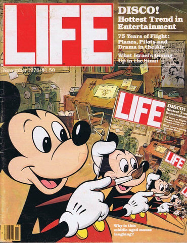 ORIGINAL Vintage Life Magazine November 1978 Mickey Mouse Disney