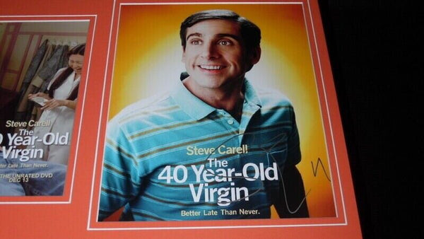 Steve Carell Signed Framed 16x20 Photo Set JSA 40 Year Old Virgin