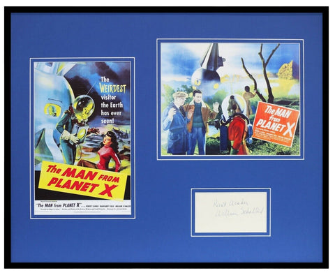 William Schallert Signed Framed 16x20 Photo Display Man From Planet X