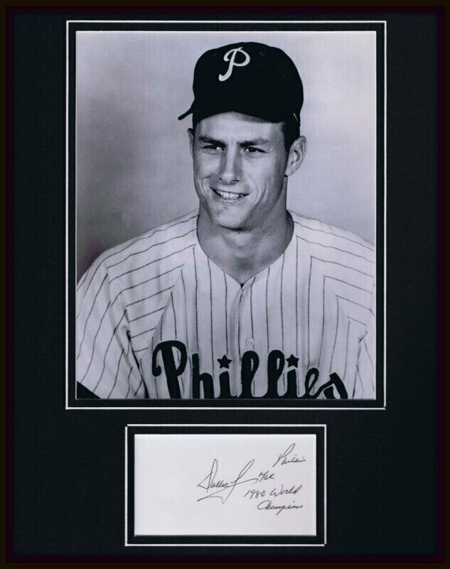 Dallas Green Signed Framed 11x14 Photo Display Phillies