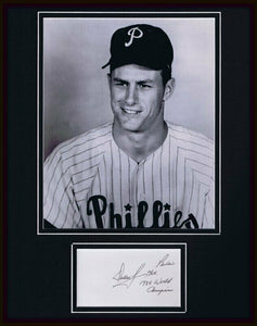 Dallas Green Signed Framed 11x14 Photo Display Phillies