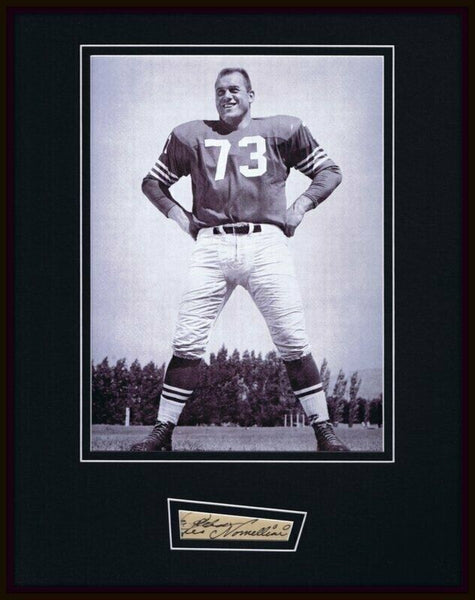 Leo Nomellini Signed Framed 11x14 Photo Display JSA San Francisco 49ers