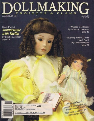 ORIGINAL Vintage July 1994 Dollmaking Project and Plans Magazine