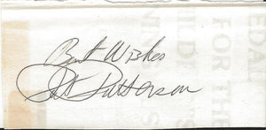 Pat Patterson Signed Vintage Album Page WWF