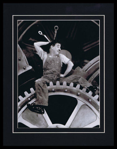 Modern Times Charlie Chaplin Framed 11x14 Photo Display