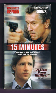 15 Minutes (2001) VINTAGE VHS Cassette 