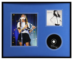 Christina Perri Signed Framed 16x20 Photo & Lovestrong CD Display 