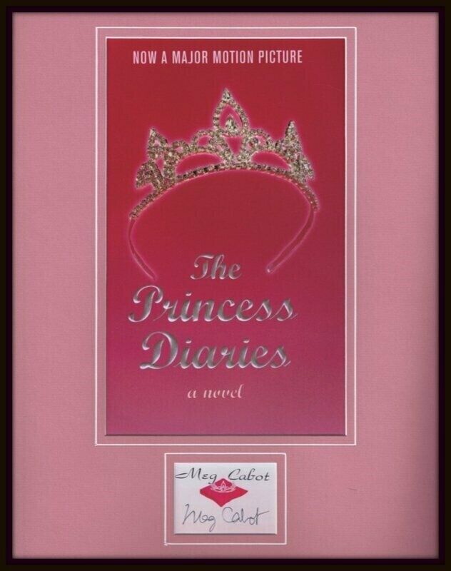 Meg Cabot Signed Framed 11x14 Photo Display JSA Princess Diaries