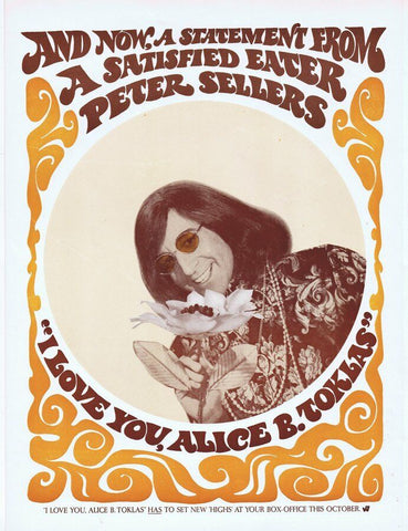 I Love You Alice B Toklas ORIGINAL Vintage 1967 9x12 Industry Ad Peter Sellers