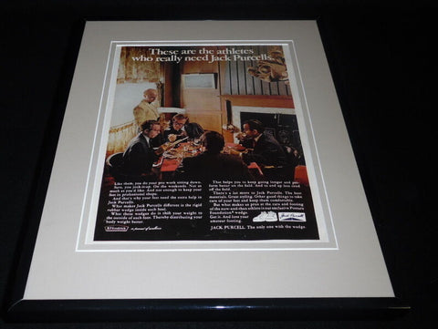 1971 Jack Purcell Shoes Framed 11x14 ORIGINAL Vintage Advertisement Purcells