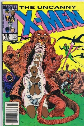 Uncanny X-Men #187 ORIGINAL Vintage 1984 Marvel Comics 