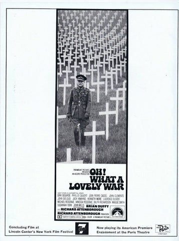 Oh What A Lovely War 1969 ORIGINAL Vintage 9x12 Industry Ad Laurence Olivier