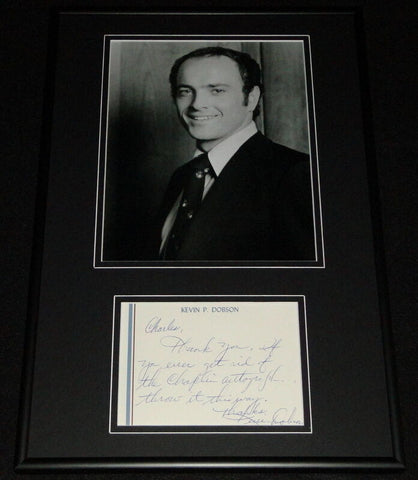 Kevin Dobson Signed Framed Handwritten Note & Photo Display Kojak