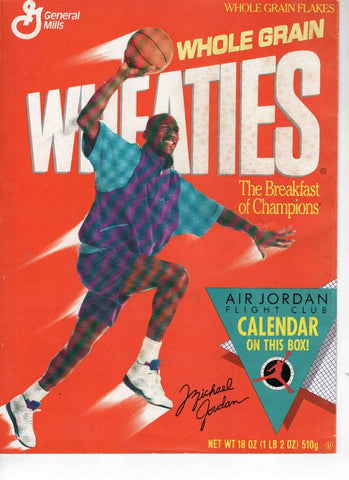 VINTAGE 1991 Wheaties Michael Jordan Nike Air Jordan Calendar