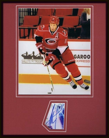 Jordan Staal Signed Framed 11x14 Photo Display Hurricanes 