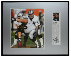 Rich Gannon Signed Framed 16x20 Photo Display Oakland Raiders