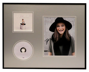 Daya Signed Framed 16x20 Sit Still Look Pretty CD & Photo Display AW 