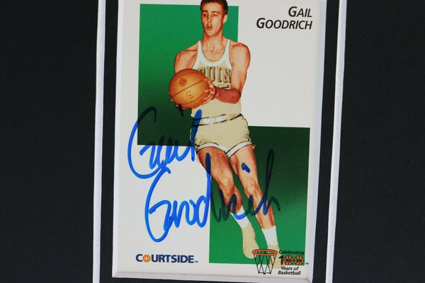 Gail Goodrich Signed Framed 16x20 Photo Display Lakers UCLA Bruins