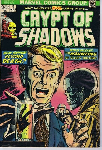 Crypt of Shadows #9 ORIGINAL Vintage 1974 Marvel Comics 