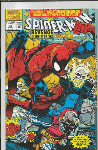 Spider-Man #23 ORIGINAL Vintage 1992 Marvel Comics 