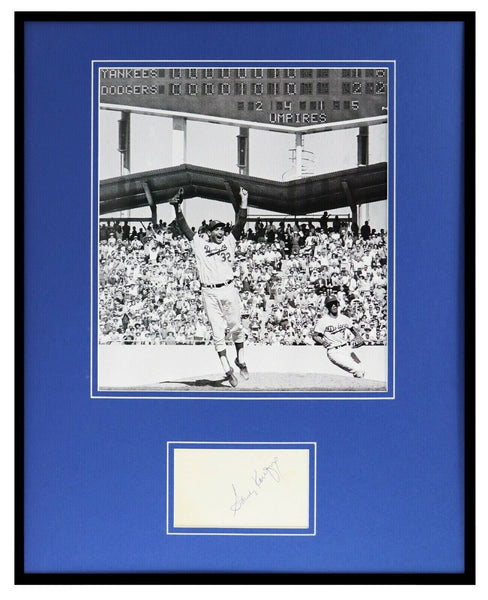 Sandy Koufax Signed Framed 16x20 Photo Display JSA Dodgers