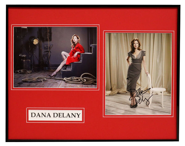 Dana Delany Signed Framed 16x20 Stockings Photo Set Body of Proof