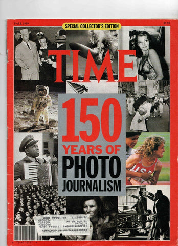 VINTAGE 1989 Time Magazine 150 Years of Photo Journalism