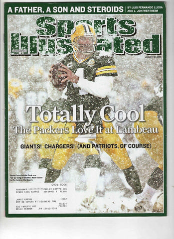 Jan 21 2008 Sports Illustrated Magazine Brett Favre Packers