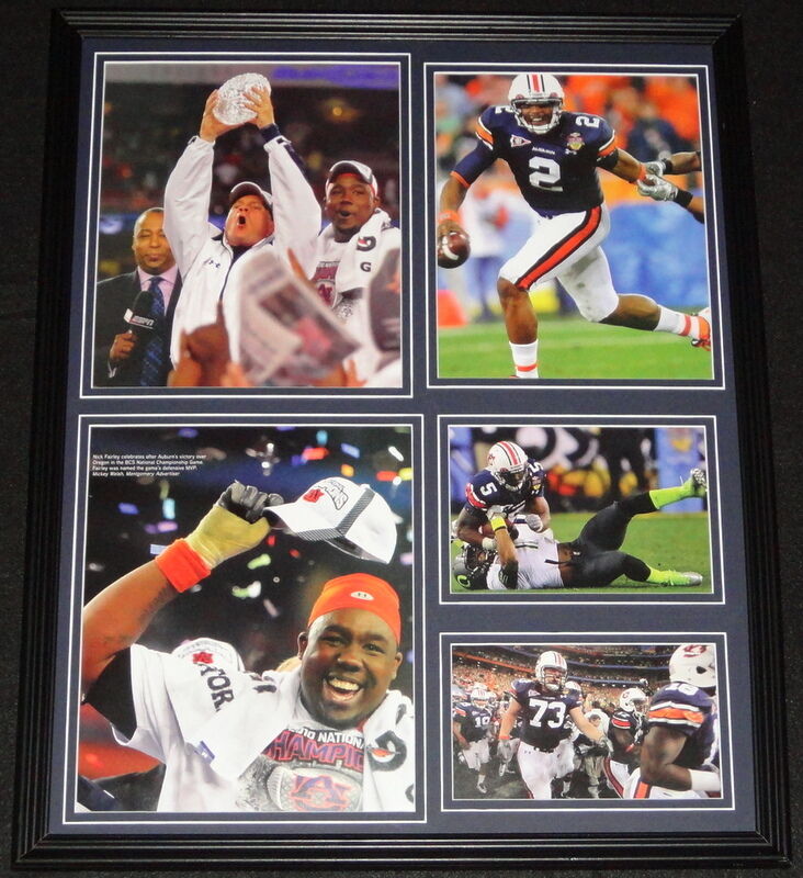 2010 Auburn Tigers BCS Championship Team Framed 16x20 Photo Display Cam Newton