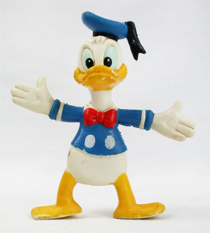 VINTAGE 1970's Walt Disney Donald Duck 5" Bendable Action Figure Hong Kong