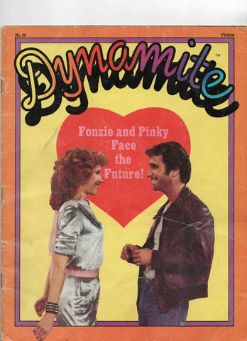 Dynamite Magazine #32 VINTAGE 1977 Henry Winkler Fonzie Happy Days