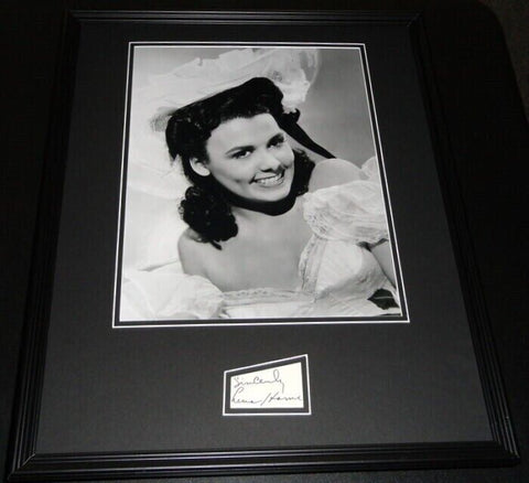 Lena Horne Signed Framed 16x20 Photo Poster Display C