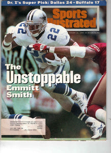 Jan 31 1994 Sports Illustrated Magazine Emmitt Smith Cowboys