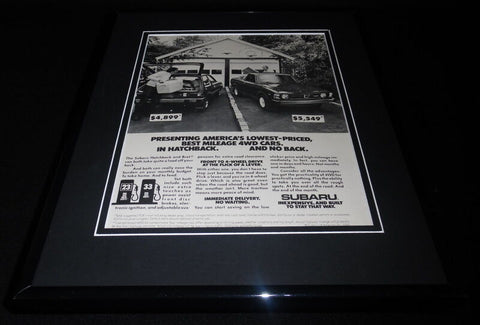 1980 Subaru Hatchback 11x14 Framed ORIGINAL Vintage Advertisement 