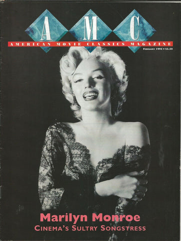 ORIGINAL Vintage Feb 1995 AMC Magazine Marilyn Monroe Ginger Rogers