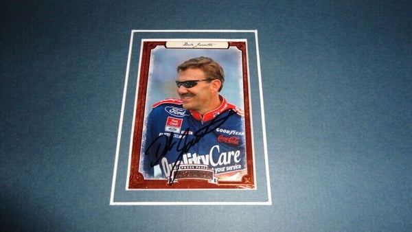 Dale Jarrett Signed Framed 12x18 Photo Display 