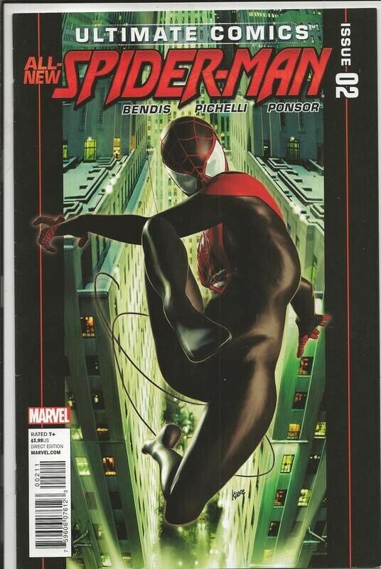 Ultimate Comics: Spider-Man #2 ORIGINAL 2011 Marvel Comics 3rd Miles Morales