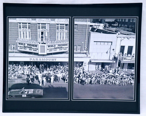 Batman Movie World Premiere Paramount Framed 16x20 Photo Display 