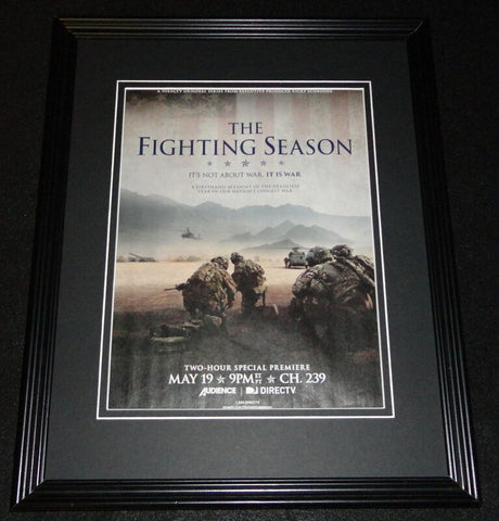 The Fighting Season 2013 DirecTV Framed 11x14 ORIGINAL Advertisement