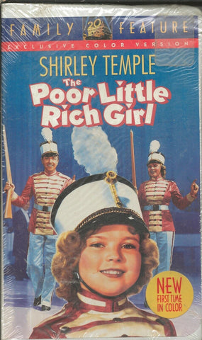 Shirley Temple Poor Little Rich Girl VINTAGE VHS Cassette 