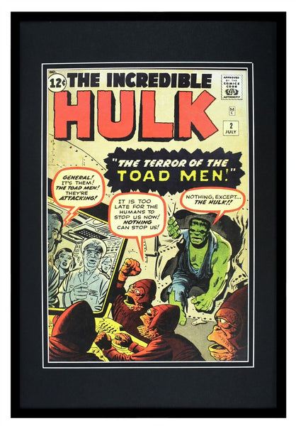 Incredible Hulk #2 Toad Men Marvel Framed 12x18 Official Repro Cover Display