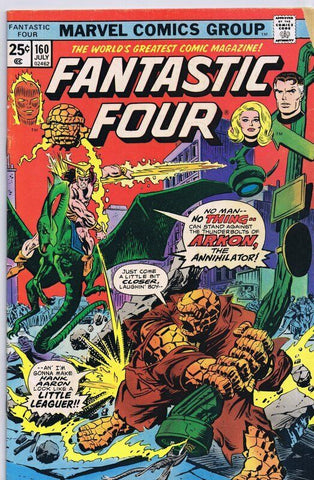 Fantastic Four #160 ORIGINAL Vintage 1975 Marvel Comics Arkon