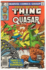 Marvel Two-in-One #73 VINTAGE 1981 Thing Quasar