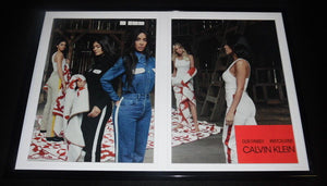 Kardashian & Jenner Calvin Klein 2018 Framed ORIGINAL 12x18 Advertising Display