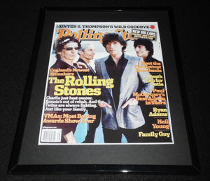 The Rolling Stones Framed September 22 2005 Rolling Stone Cover Display