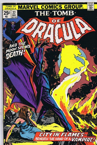 Tomb of Dracula #27 ORIGINAL Vintage 1974 Marvel Comics  