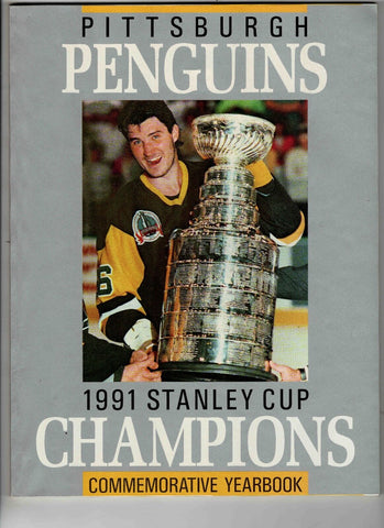 VINTAGE 1991 Pittsburgh Penguins Champions Commemorative Yearbook